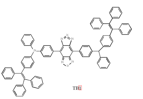 TB1是AIE二区聚集诱导发光材料，λem : 975 nm